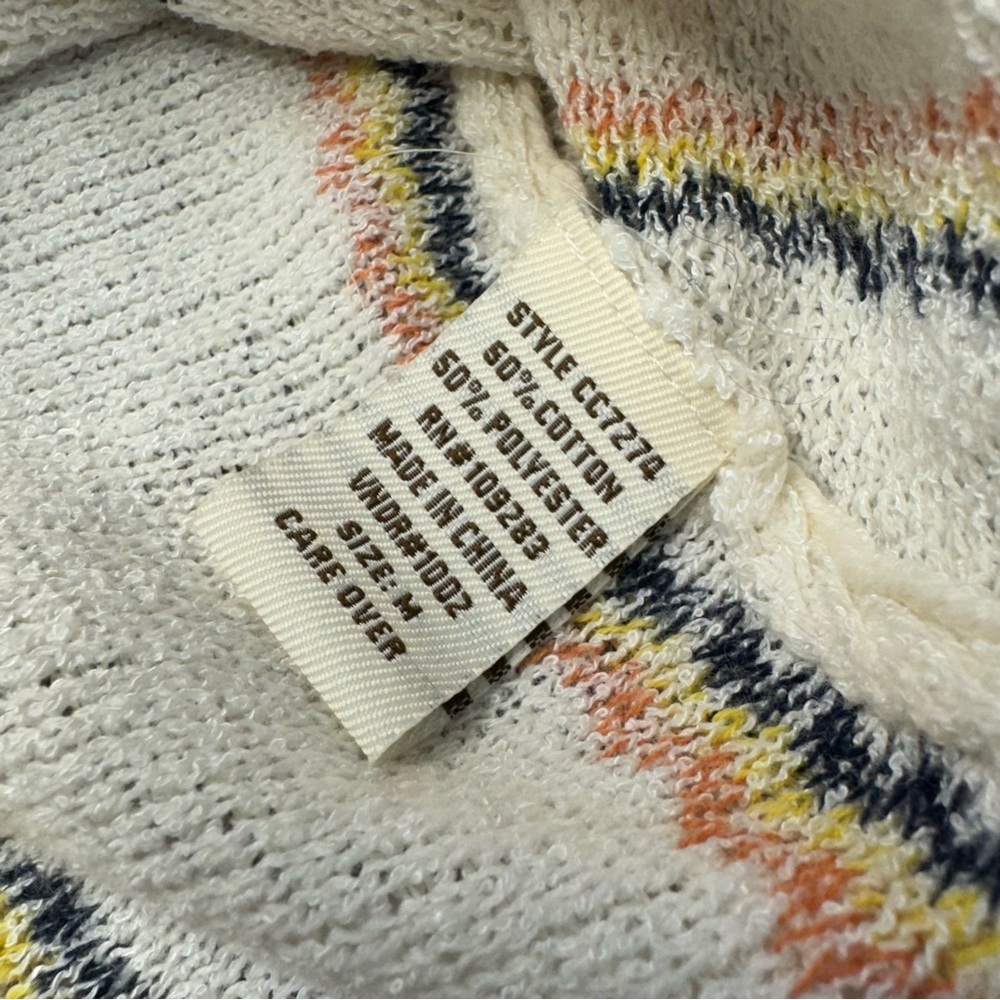 Vintage Havana Striped lightweight Beach Hoodie - Picture 5 of 6